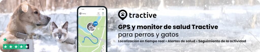 GPS y monitor de salud Tractive para perros y gatos